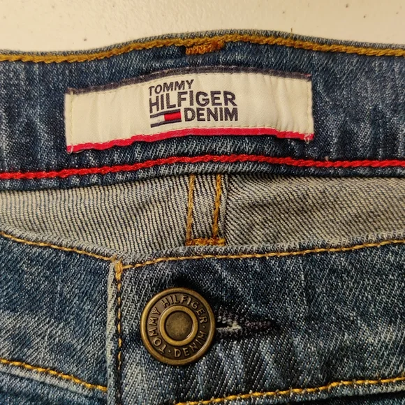 Tommy Hilfiger Blue Denim Straight Leg Men's Jeans - Picture 3 of 5